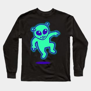 yoshi the alien v1 Long Sleeve T-Shirt